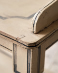 19th century pine washstand in later paint