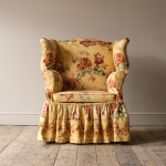 Huge George III wingback armchair