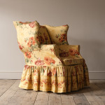 Huge George III wingback armchair