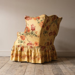 Huge George III wingback armchair