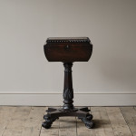 Antique regency William IV rosewood teapoy