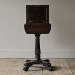 Antique regency William IV rosewood teapoy