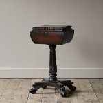 Antique regency William IV rosewood teapoy