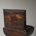 Antique regency William IV rosewood teapoy