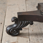Antique regency William IV rosewood teapoy