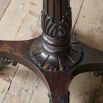 Antique regency William IV rosewood teapoy