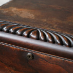 Antique regency William IV rosewood teapoy