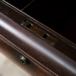 Antique regency William IV rosewood teapoy