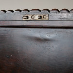 Antique regency William IV rosewood teapoy