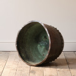 Large 19th Century Copper Planter Log Bin