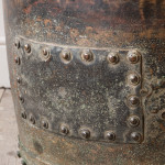 Large 19th Century Copper Planter Log Bin