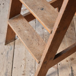 Early 20th century Oak Library Steps