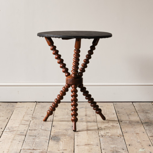 19th Century Bobbin turned Gypsy Side Table
