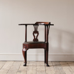 George II Mahogany corner Chair c1750