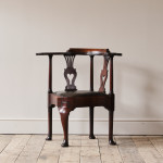 George II Mahogany corner Chair c1750
