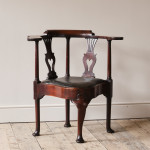 George II Mahogany corner Chair c1750