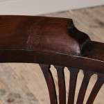 George II Mahogany corner Chair c1750