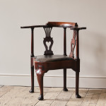 George II Mahogany corner Chair c1750