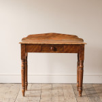 19th Century Pine Console Table in Original Paint.