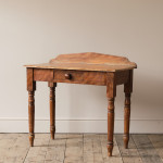 19th Century Pine Console Table in Original Paint.