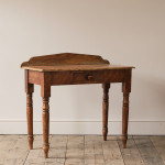 19th Century Pine Console Table in Original Paint.