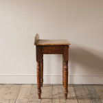 19th Century Pine Console Table in Original Paint.