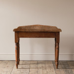 19th Century Pine Console Table in Original Paint.