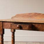 19th Century Pine Console Table in Original Paint.