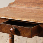 19th Century Pine Console Table in Original Paint.