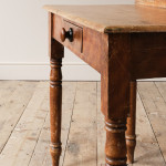 19th Century Pine Console Table in Original Paint.