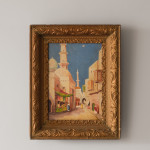 Pair of Naïve Paintings of old Bagdad