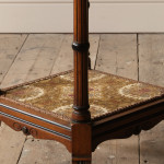 19th century aesthetic movement side table by H Ogden of Manchester.