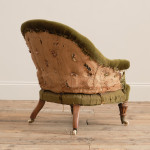19TH CENTURY IRON BACK ARMCHAIR