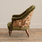 19TH CENTURY IRON BACK ARMCHAIR