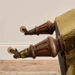 19TH CENTURY IRON BACK ARMCHAIR