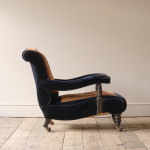 19th century Country House Carpet Open Armchair by CVS