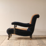 19th century Country House Carpet Open Armchair by CVS