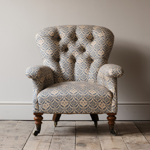 Mid 19th Century Howard & Sons Armchair c1850