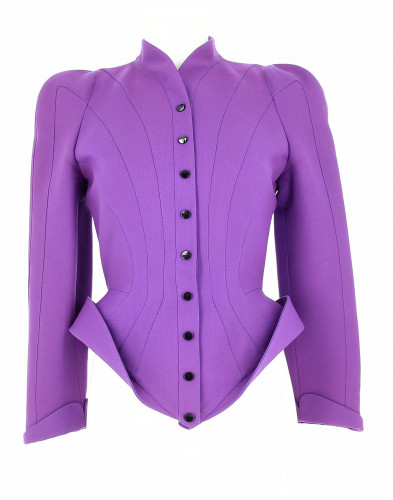 80s Thierry Mugler activ グレー ジップジャケット INTO · INTO