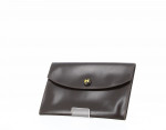 Hermes Brown Box Leather Rio Clutch