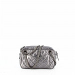 Chanel 2.55 grey metallic Camera bag