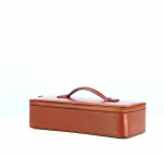 Hermes Smooth Leather Jewelry Box Burgundy