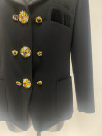 Christian LaCroix black Blazer with Flower Buttons