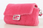 Fendi Pink Fur Baguette