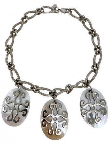 Salvatore Ferragamo Silver Necklace