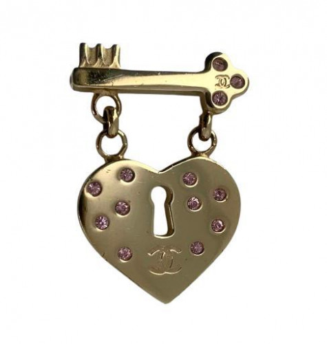 Chanel Heart Brooch