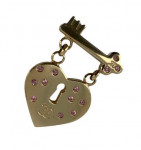 Chanel Heart Brooch