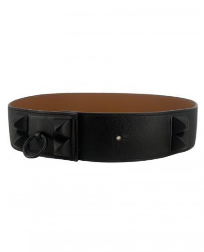 Hermes Cocoa Leather Belt