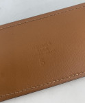 Hermes Cocoa Leather Belt