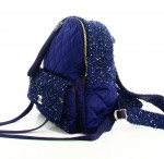 Chanel Blue Strass Quilted Backpack
